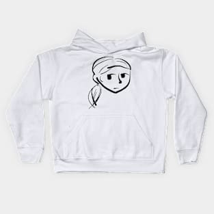 Shy look Kids Hoodie